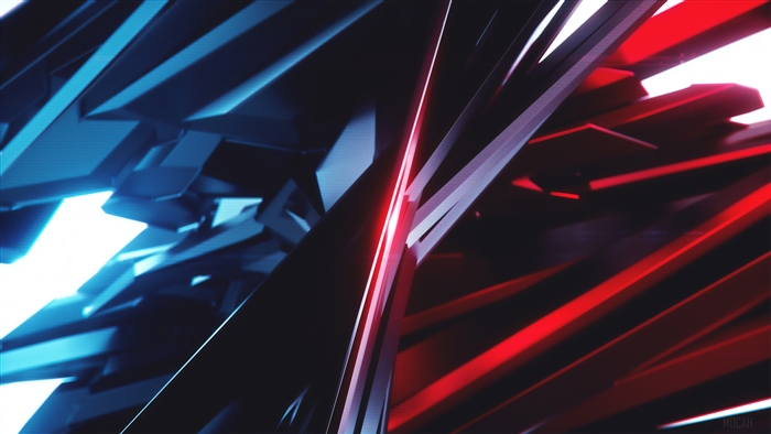 Sharp 3D Abstract Shapes 4K