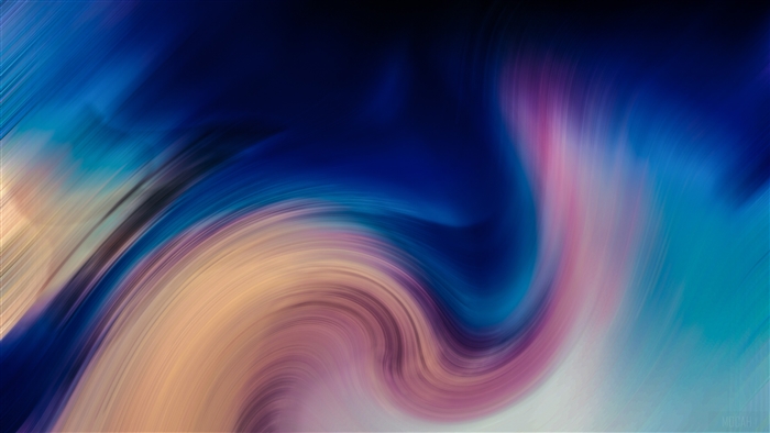 Abstract Swirls of Blue, Pink, and Gold 4K