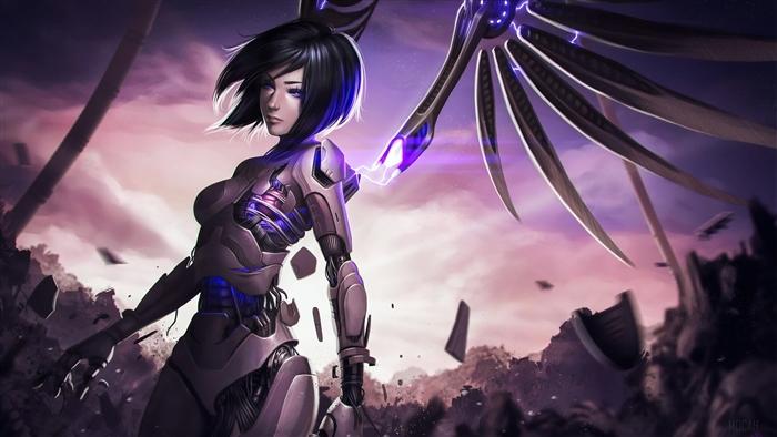 Alita from Alita: Battle Angel Art 4K