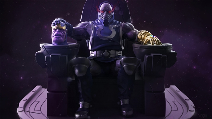 Darkseid and Thanos from DC and Marvel 4K