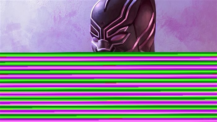 Black Panther Mask Art 4K