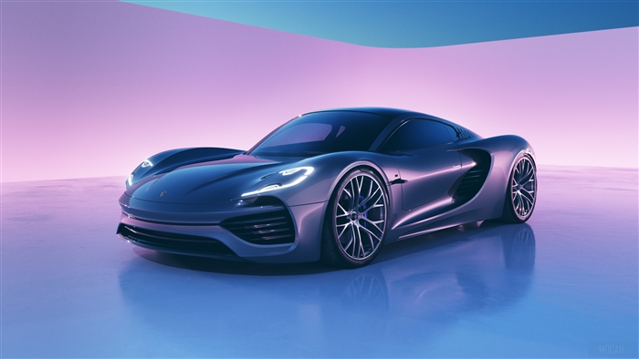 Porsche 988 concept car 4K