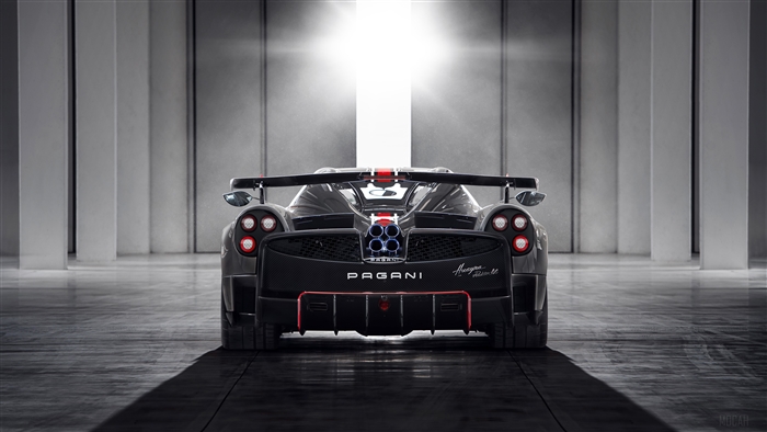 Pagani Huayra Roadster BC Rear View 4K