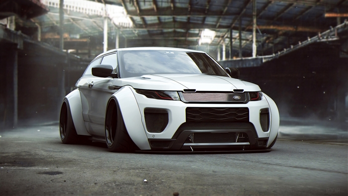 White Land Rover CGI Design 4K