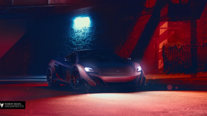 McLaren 675LT Spider 4K