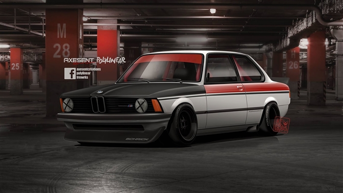 BMW M3 E30 render in 4K