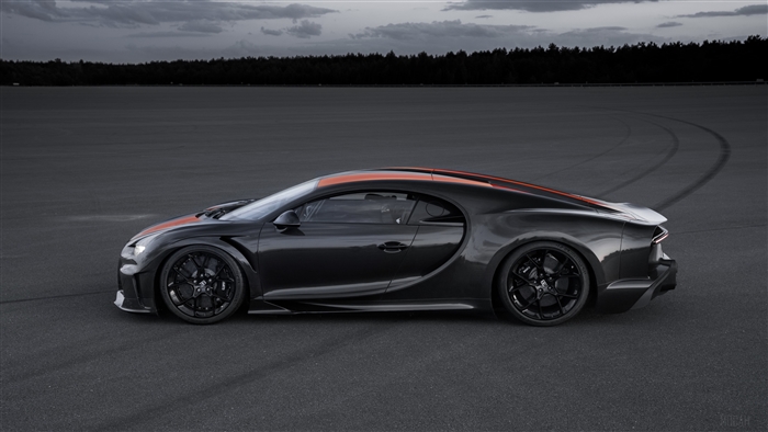 Bugatti Chiron Prototype 2019 Side View
