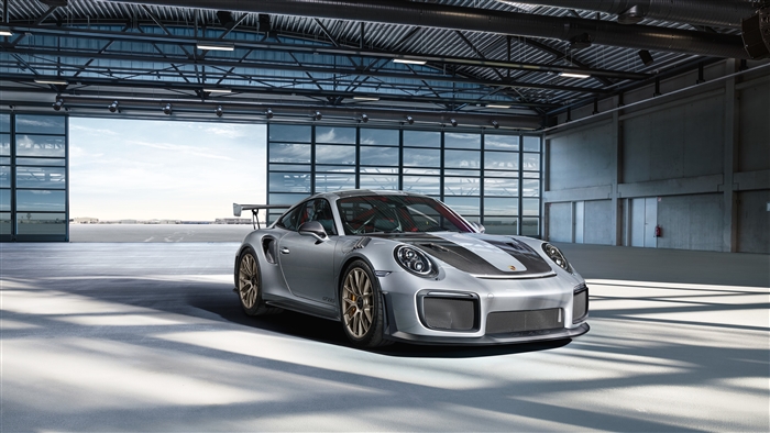2019 Porsche 911 GT2 RS in hangar 4K