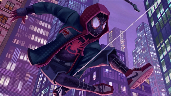 Miles Morales from Spider-Verse in 4K