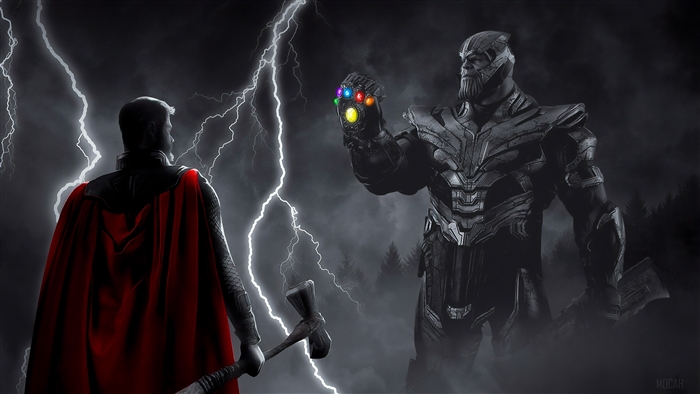 Thor from Marvel vs. Thanos from Marvel 4K