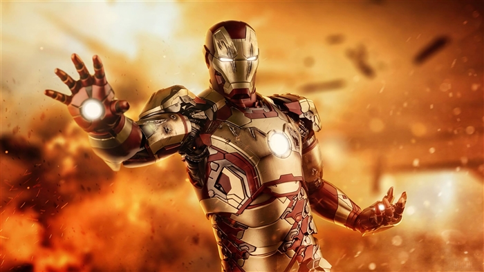 Iron Man in Armor 4K