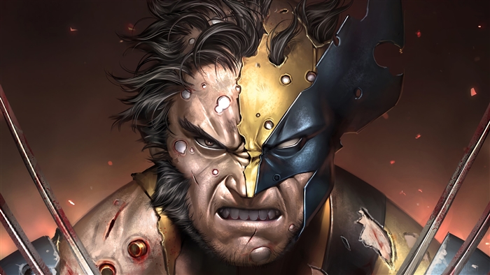 Wolverine from Marvel Comics Sketch Art 4K