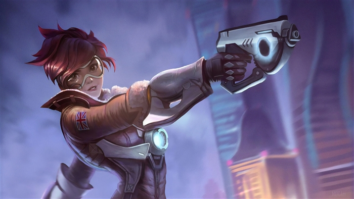 Tracer from Overwatch 4K