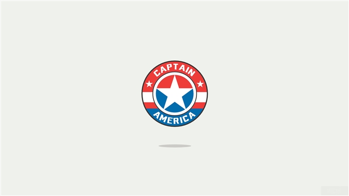 Captain America Minimal Logo
