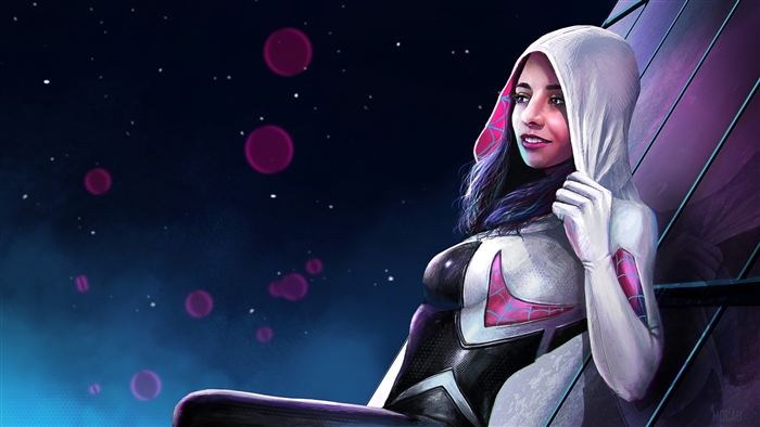 Spider-Gwen Fan Art 4K