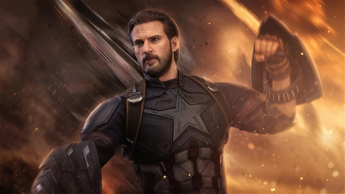 Captain America from Avengers 4K