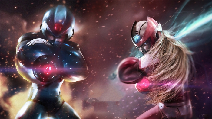 Zero and X from Megaman X 4K