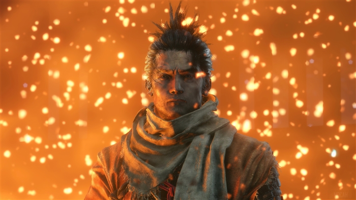 Wolf from Sekiro: Shadows Die Twice in 4K