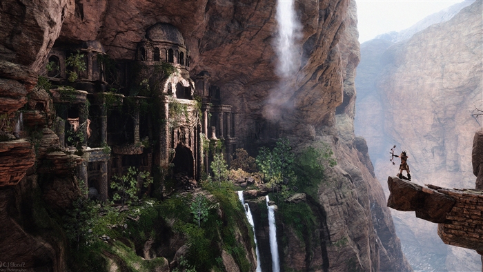 Lara Croft from Rise of the Tomb Raider 4K