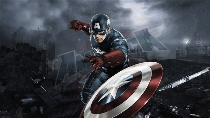 Captain America from Marvel Comics 4K