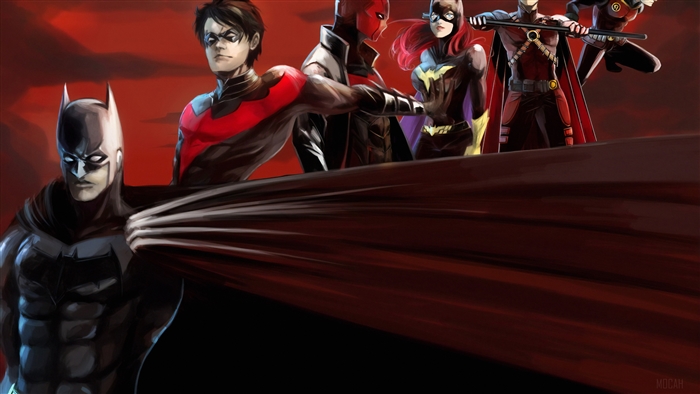 Bat Family 4K Art