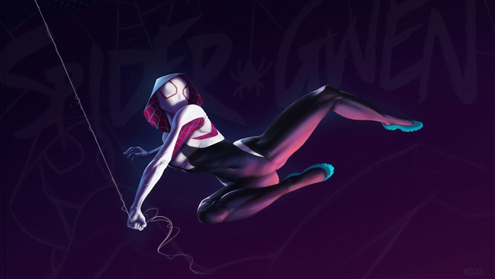 Spider-Gwen from Spider-Verse 4K
