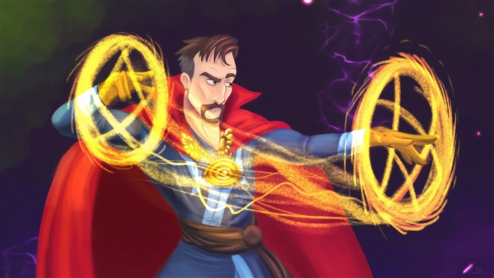 Doctor Strange Cartoony Art
