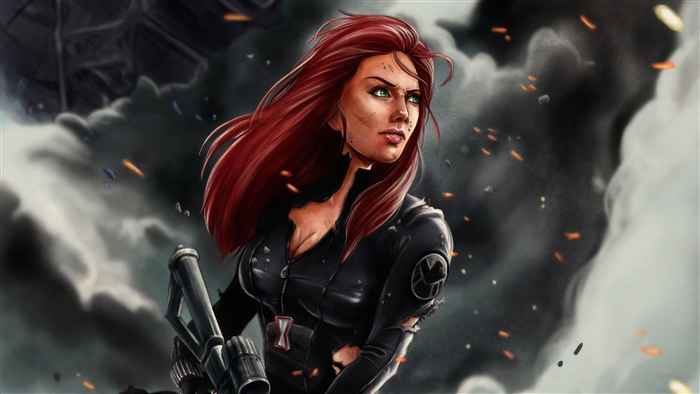 Black Widow from Marvel 4K