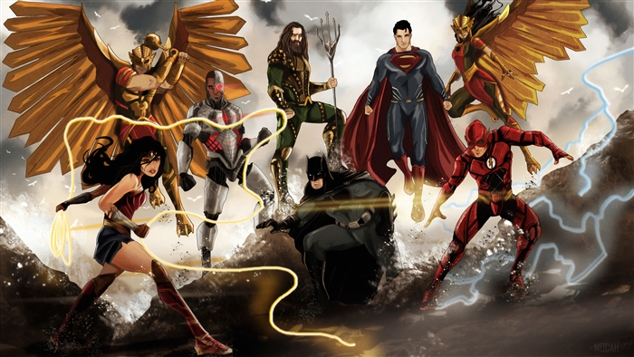 Justice League Art 4K