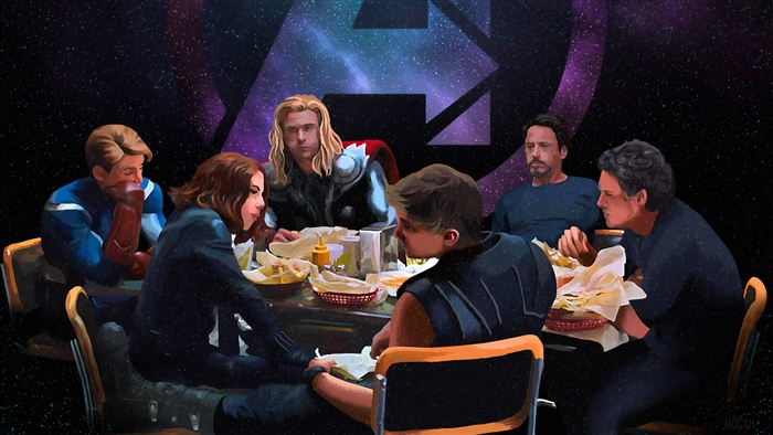 Avengers Having Lunch
