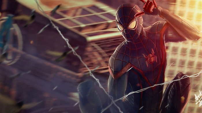 Spider-Man from Marvel in New York City 4K