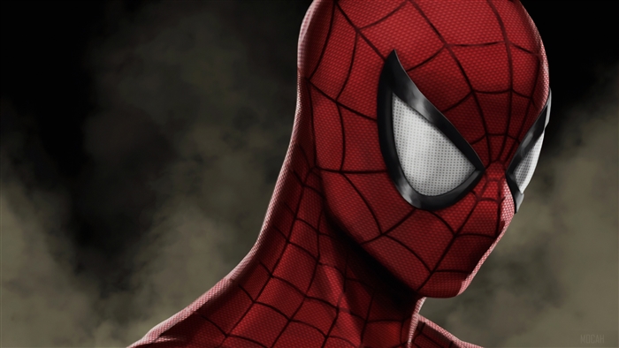 Spider-Man Mask Close-up 4K