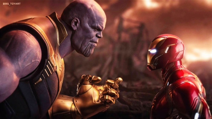 Thanos Vs Iron Man