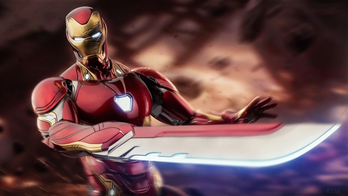Iron Man with a sword 4K