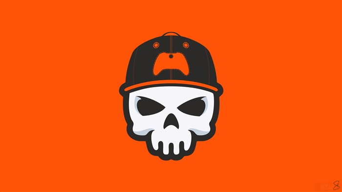 Gamer Skull Minimal