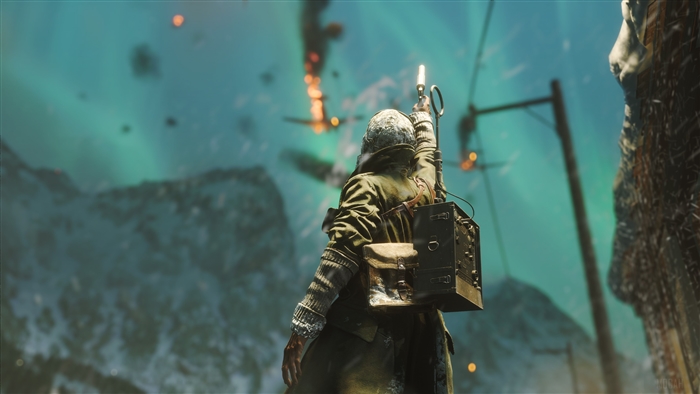 Soldier with radio in Battlefield 1 May Day 4K