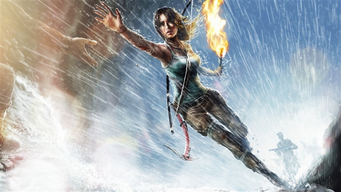 Lara Croft from Tomb Raider 4K