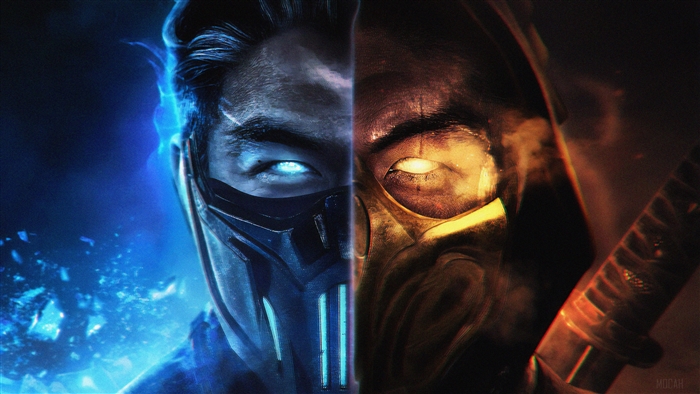 Sub-Zero and Scorpion from Mortal Kombat 4K