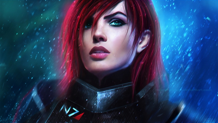 Commander Shepard from Mass Effect 4K