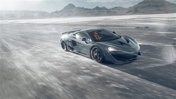 Novitec McLaren Coupe on Salt Flats 4K