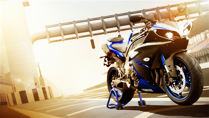 Yamaha R1 Motorcycle 4K