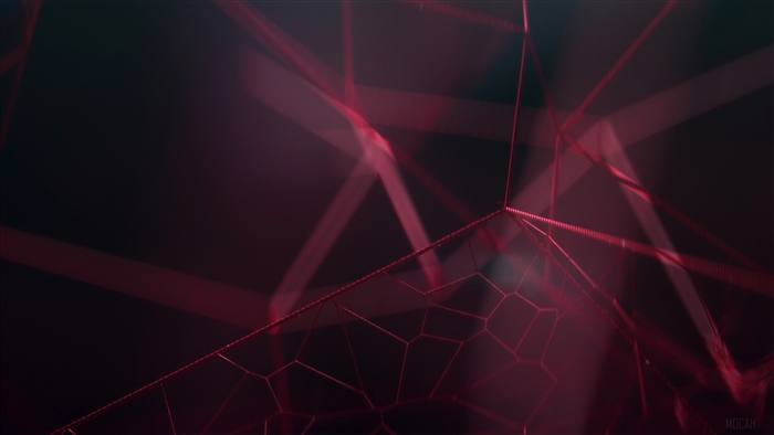 Red Threads Network Abstract 4K