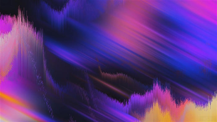 Abstract Neon Sky 4K