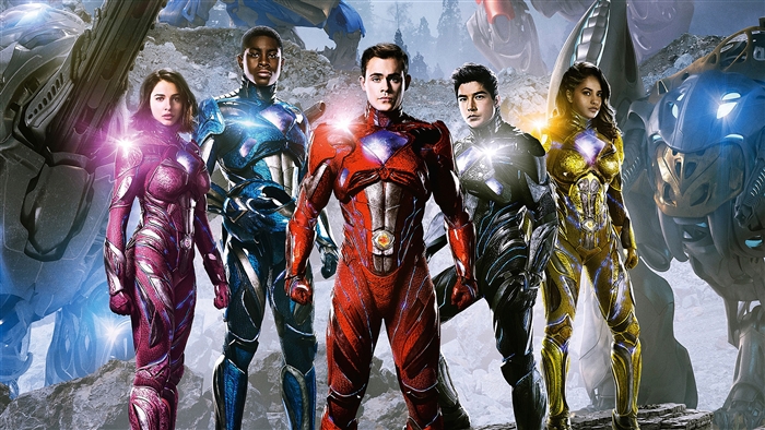 Power Rangers from Power Rangers Movie 4K