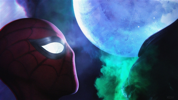 Spider-Man and Mysterio from Spider-Man: Far From Home 4K