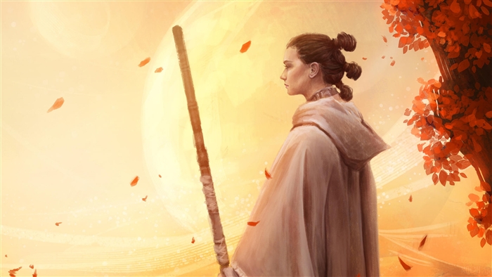 Rey from Star Wars 4K