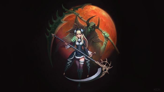 Grim Reaper Anime Girl