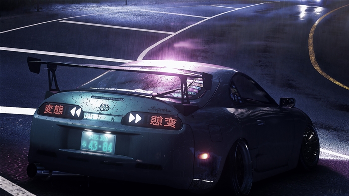 Toyota Supra Night Drive in 4K