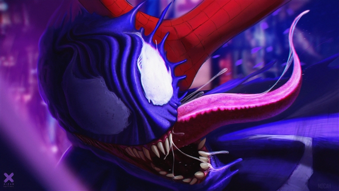 Venom and Spider-Man 4K