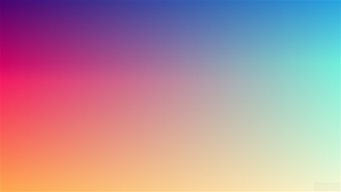 Rainbow Blur Abstract